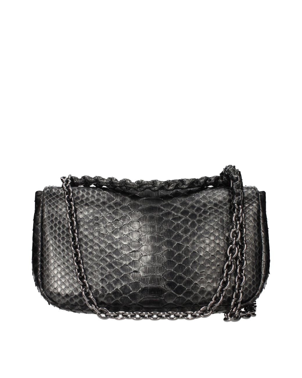 Tom Ford Black Shoulder Bag Python Leather