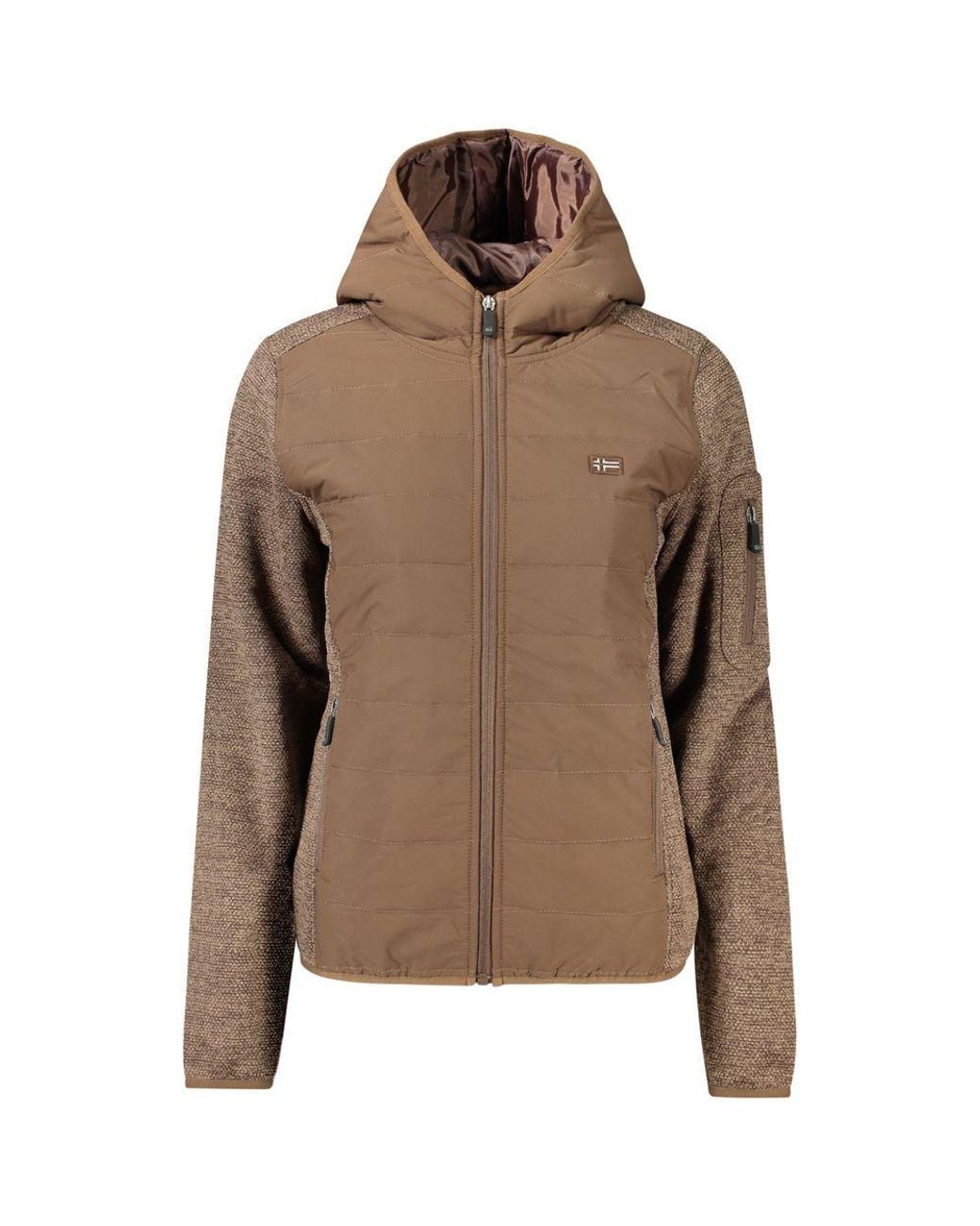Norway 1963 Brown Polyester Jacket With Hood
