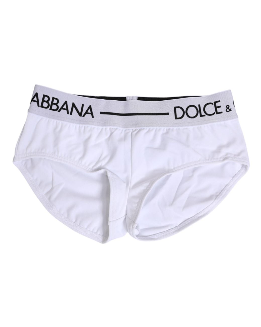 Dolce & Gabbana Blue Nylon Logo Waistband Shorts Underwear Elastane