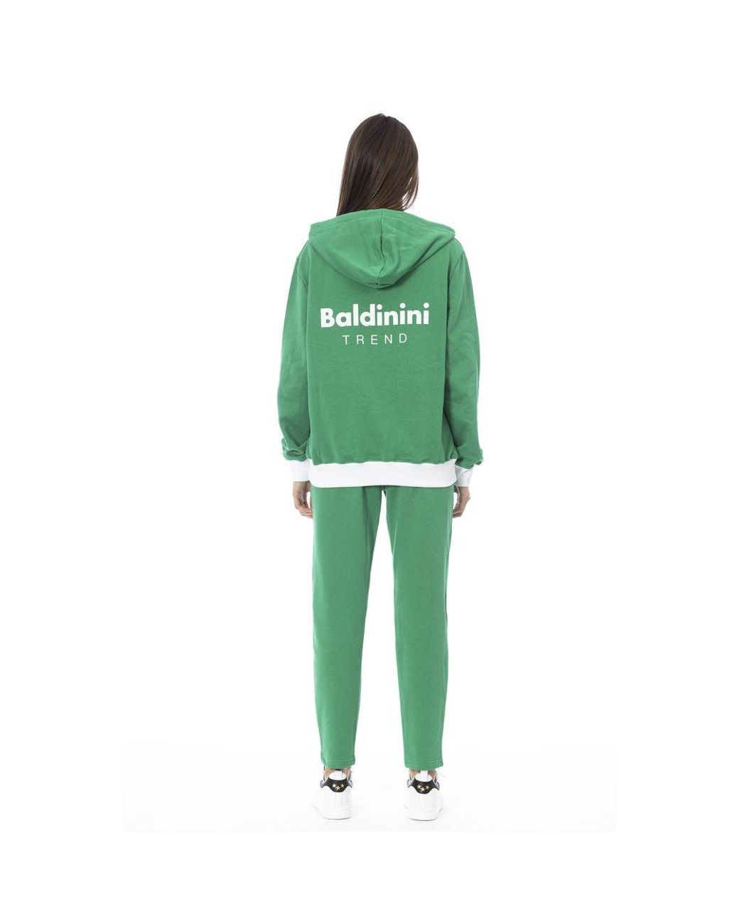 Baldinini Green Cotton Sweater