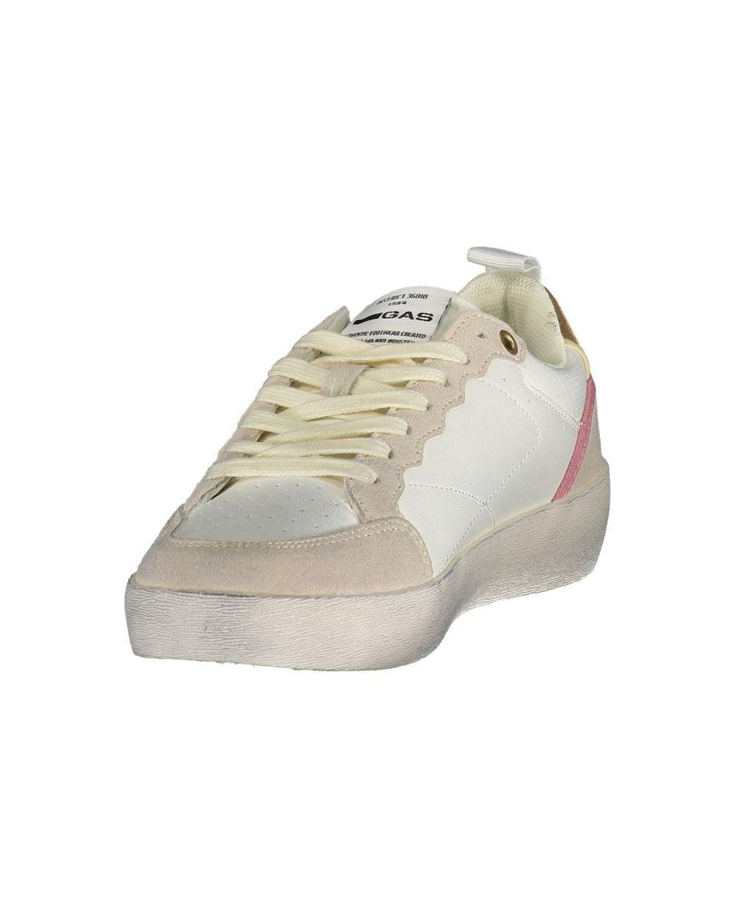Gas Multicolor Bianco Polyurethane Sneaker