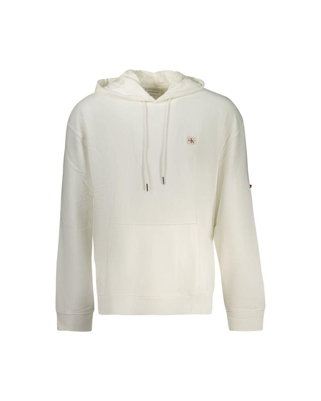 Calvin Klein White Cotton Sweatshirt Clothing for men