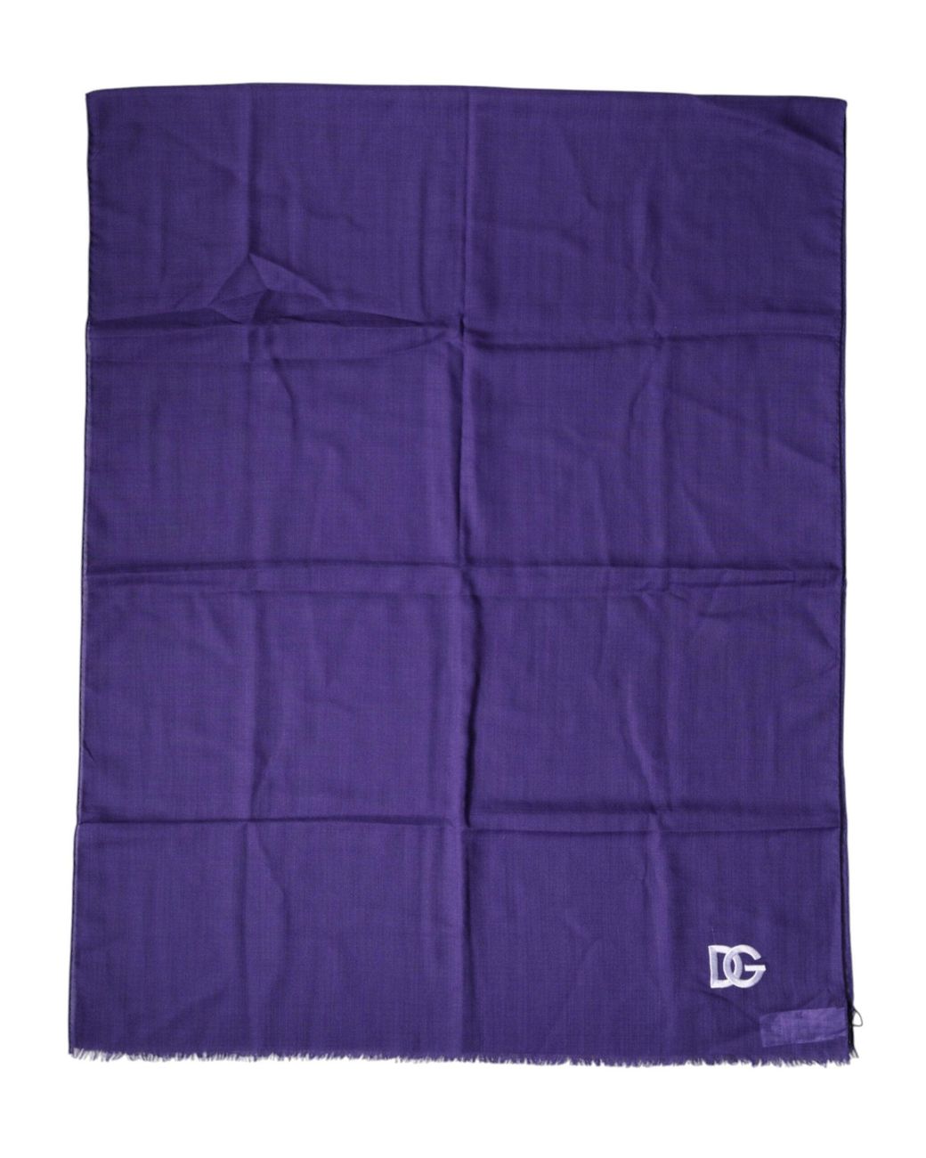 Dolce & Gabbana Blue Lace Stole Cotton Wrap Shawl Scarf for men