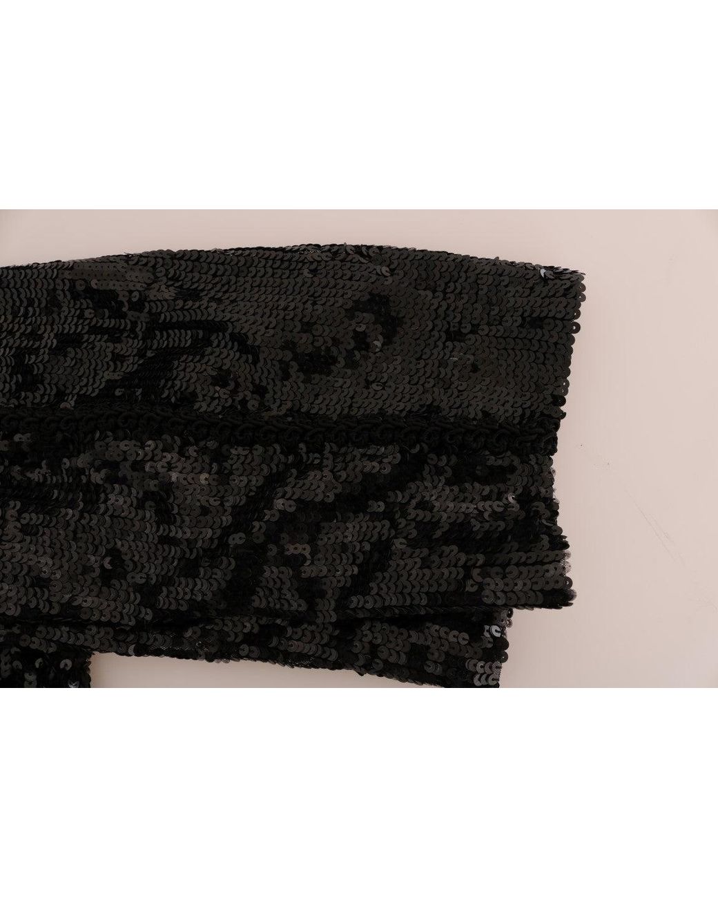 Dolce & Gabbana Black Sequined Fashion Shorts