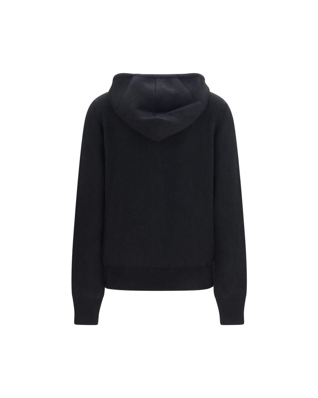 Fendi Black Cashmere Hoodie