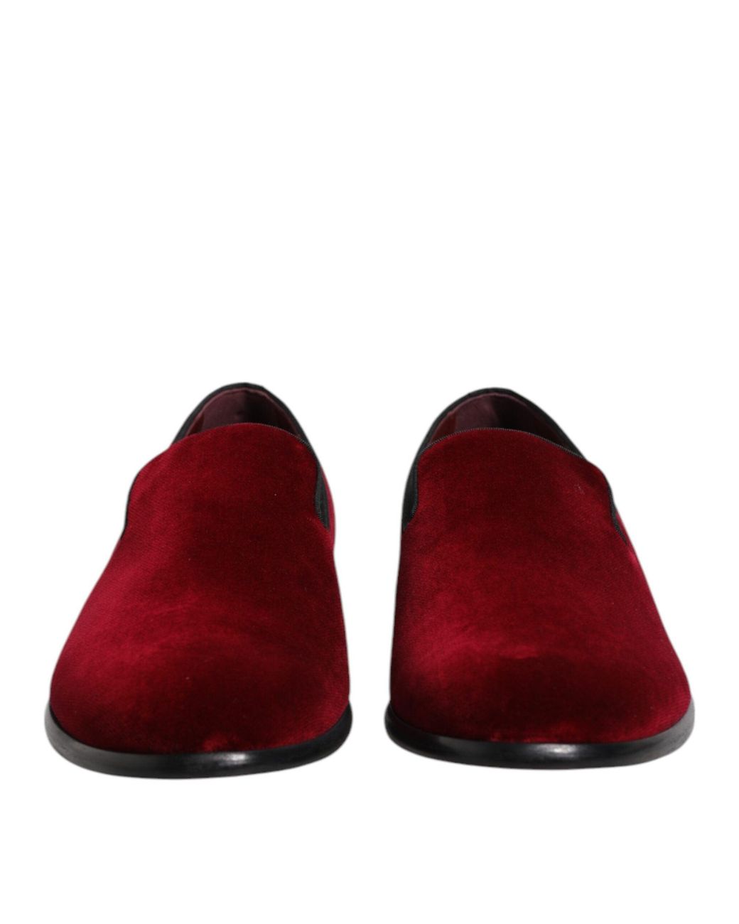 Dolce & Gabbana Brown Velvet Loafers Slipon for men