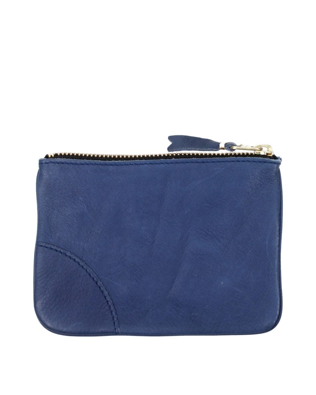 Comme des Garçons Blue Leather Wallet