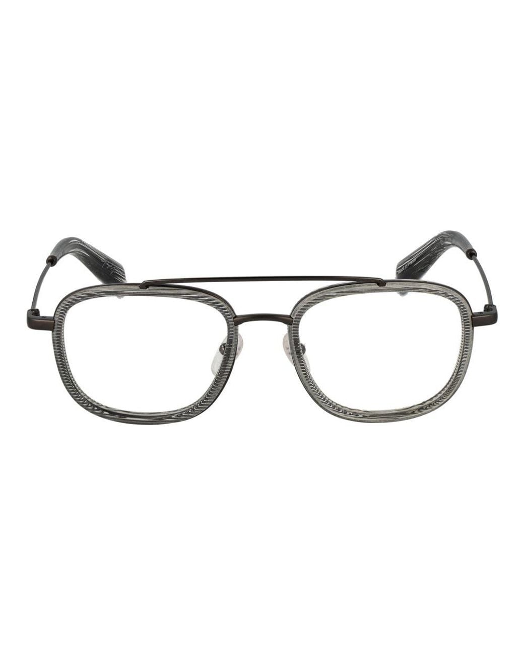 Yohji Yamamoto Brown Plastic Glasses (Frames) for men