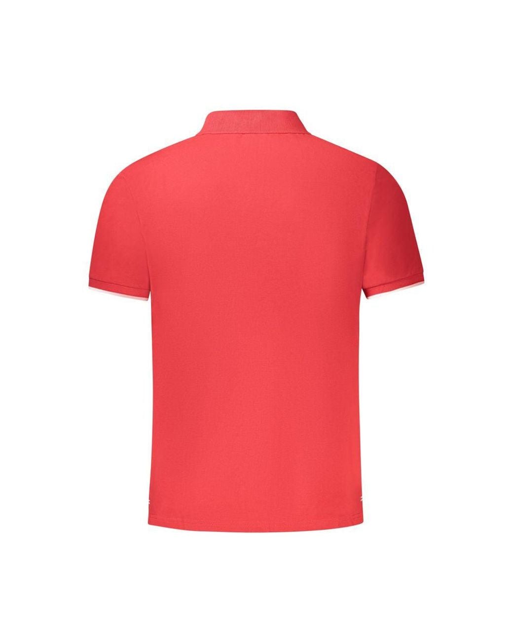 North Sails Red Cotton Polo Shirt for men