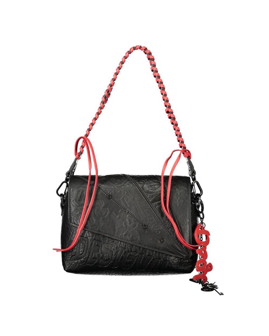 Desigual Black Polyurethane Bag