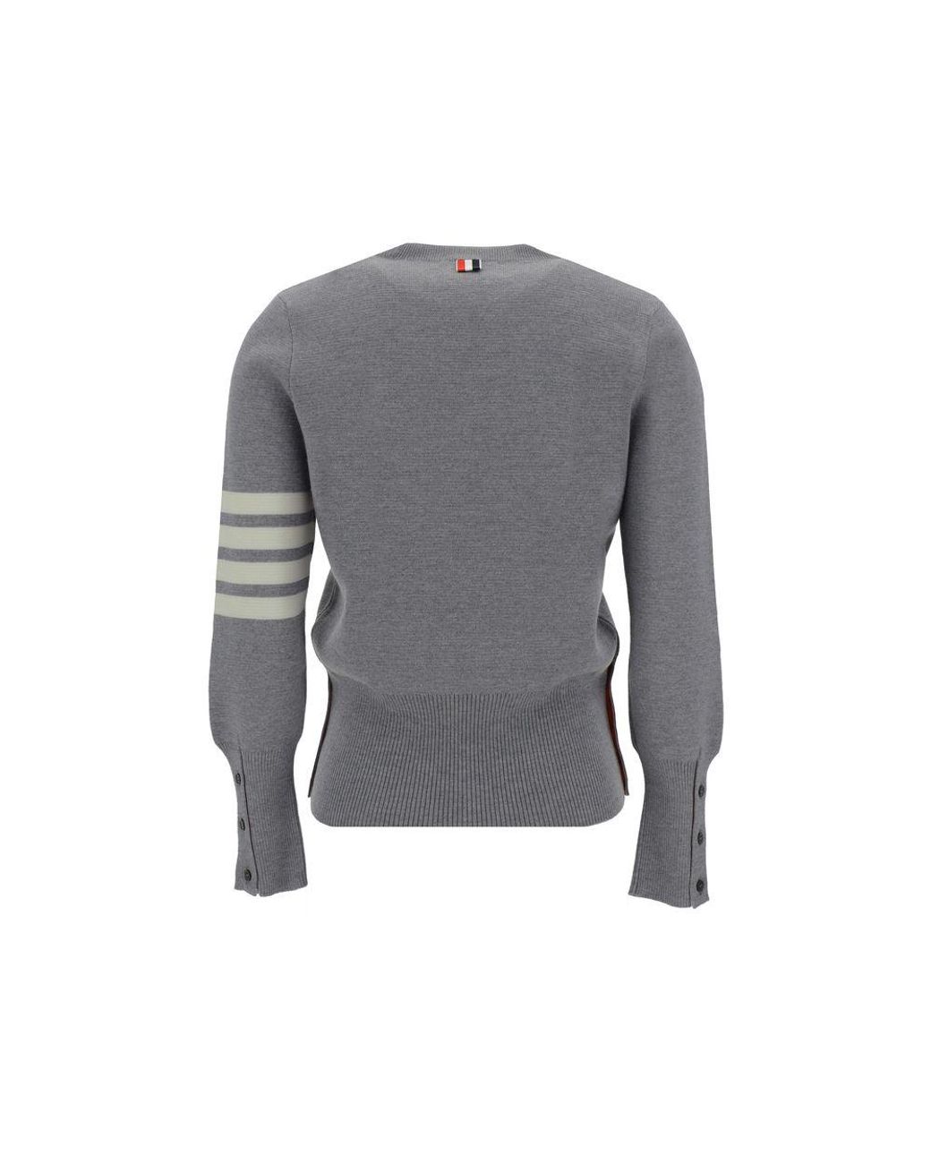 Thom Browne Gray Wool Oves Aries Sweatshirt
