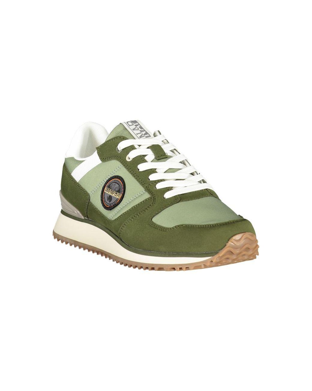 Napapijri Green Polyurethane Men's Sneaker for men