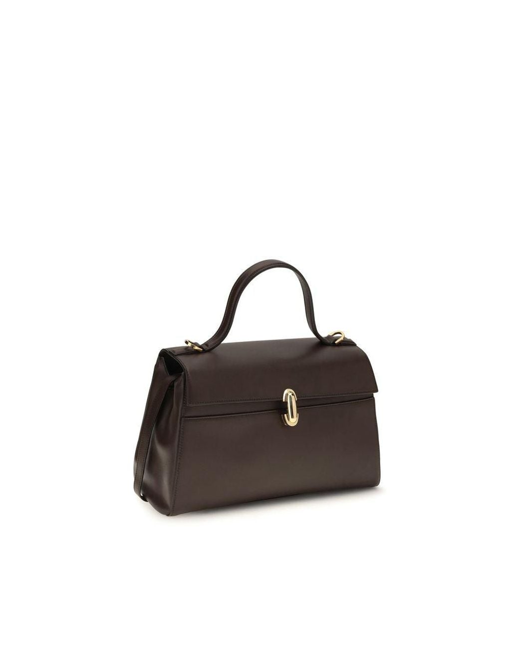 SAVETTE Brown Calf Leather Bos Taurus Handbag