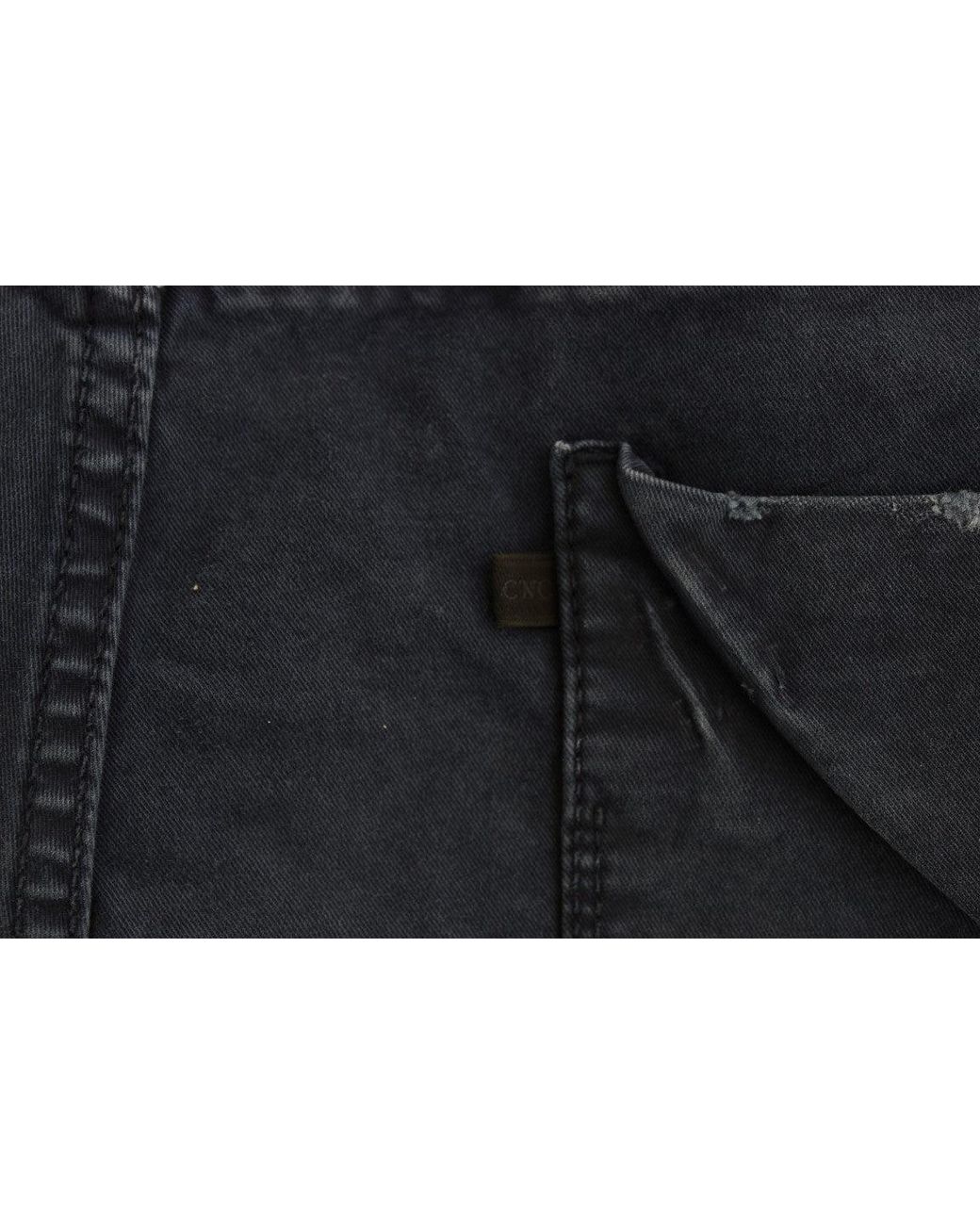 CoSTUME NATIONAL Blue Cotton Blend Denim Jeans