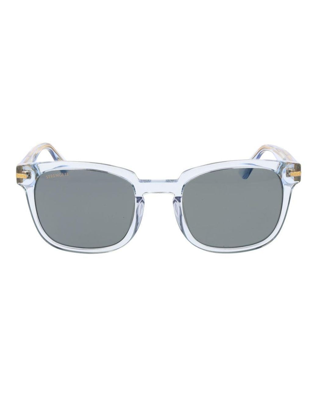 Serengeti Gray Blue Acetate Sunglasses