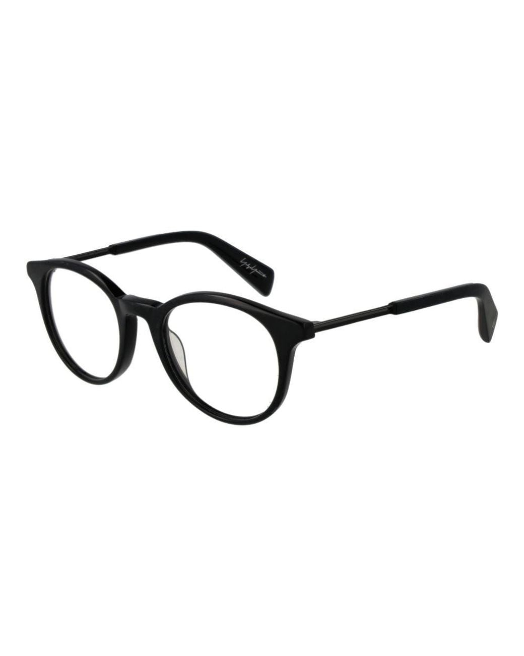 Yohji Yamamoto Black Plastic Glasses (Frames) for men