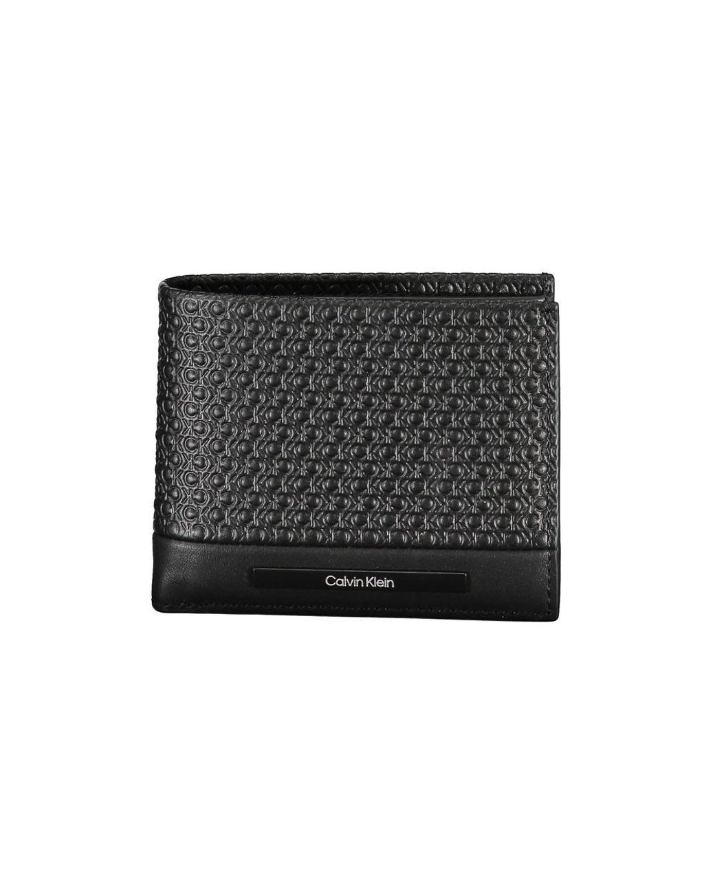 Calvin Klein Black Leather Wallet for men