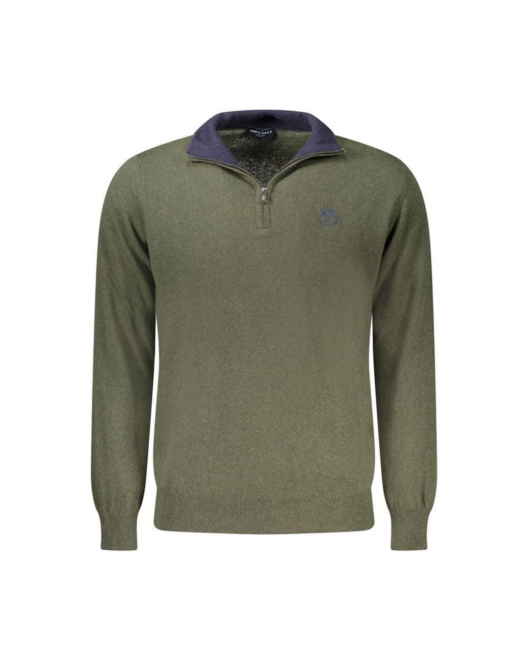 North Sails Green Cashmere Sweater for men