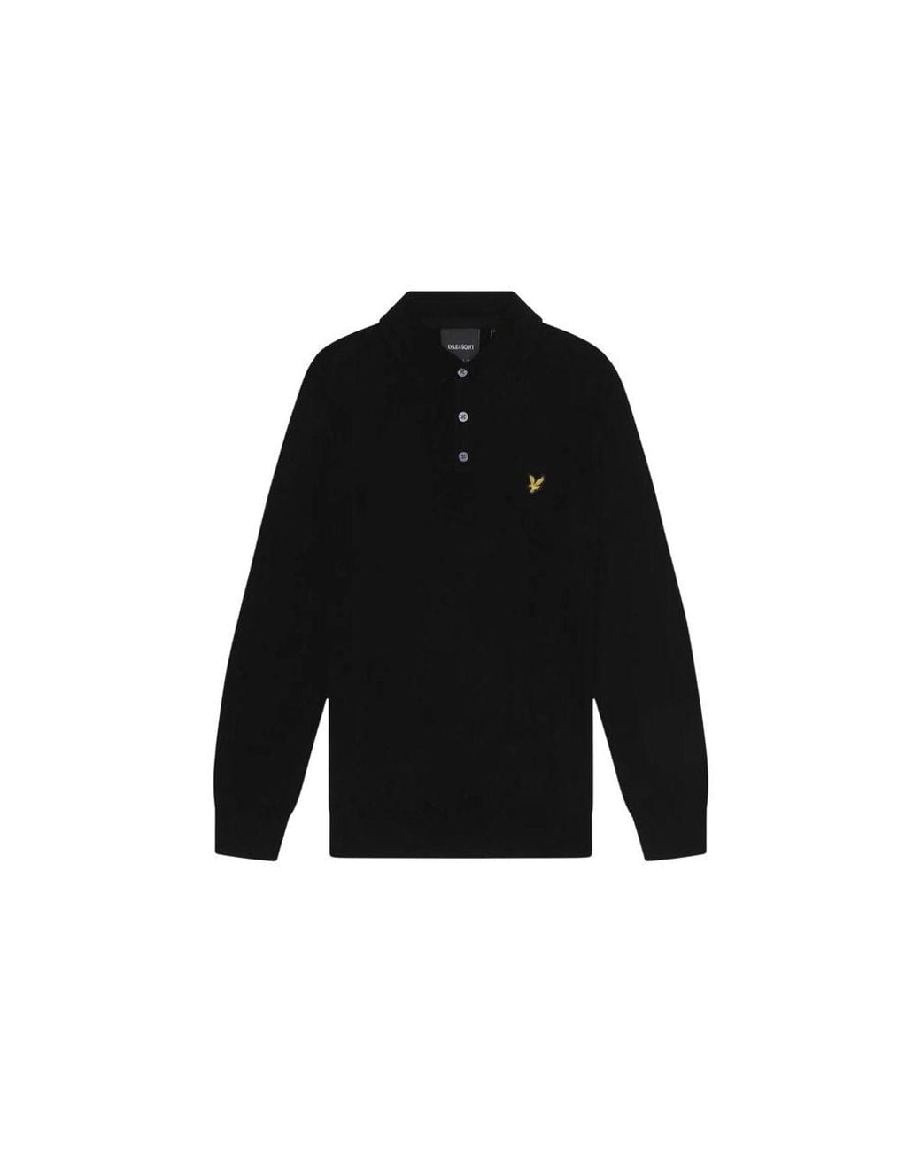 Lyle & Scott Black Cotton Sweatshirt for men