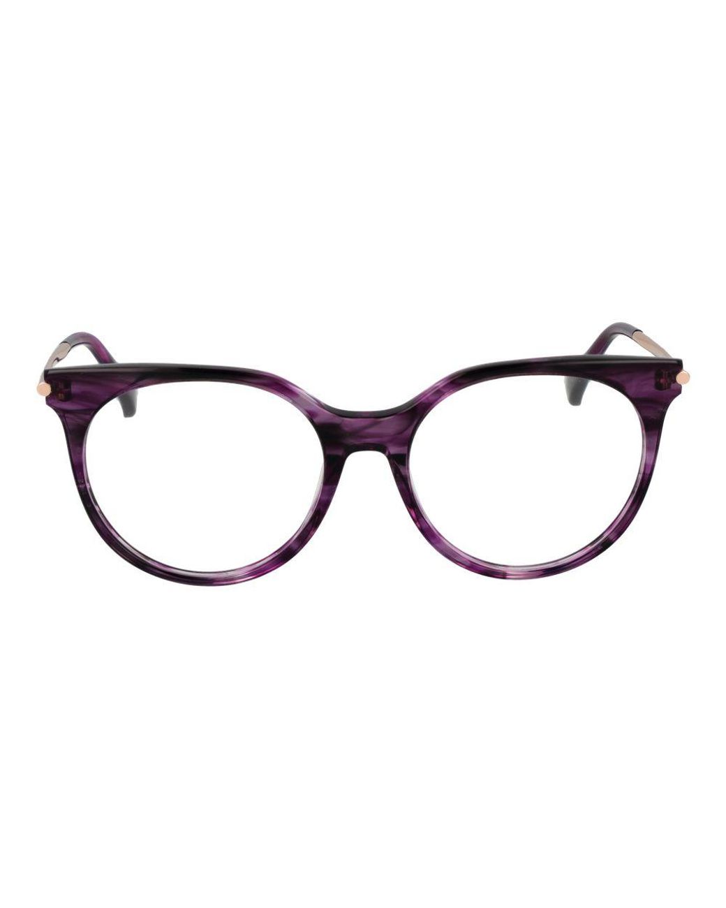 Max Mara Black Purple Acetate Glasses (frames)