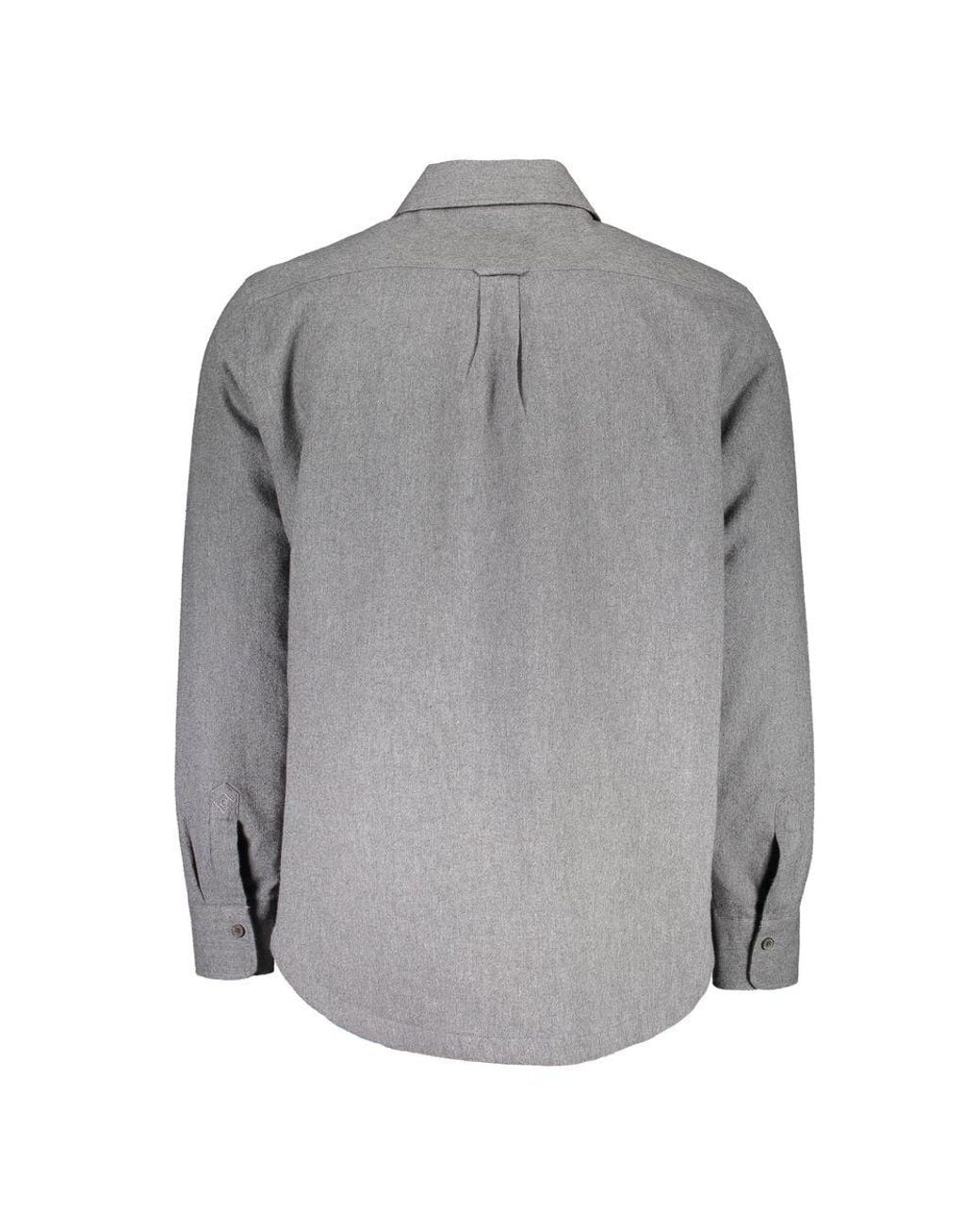 Gant Gray Cotton Shirt for men