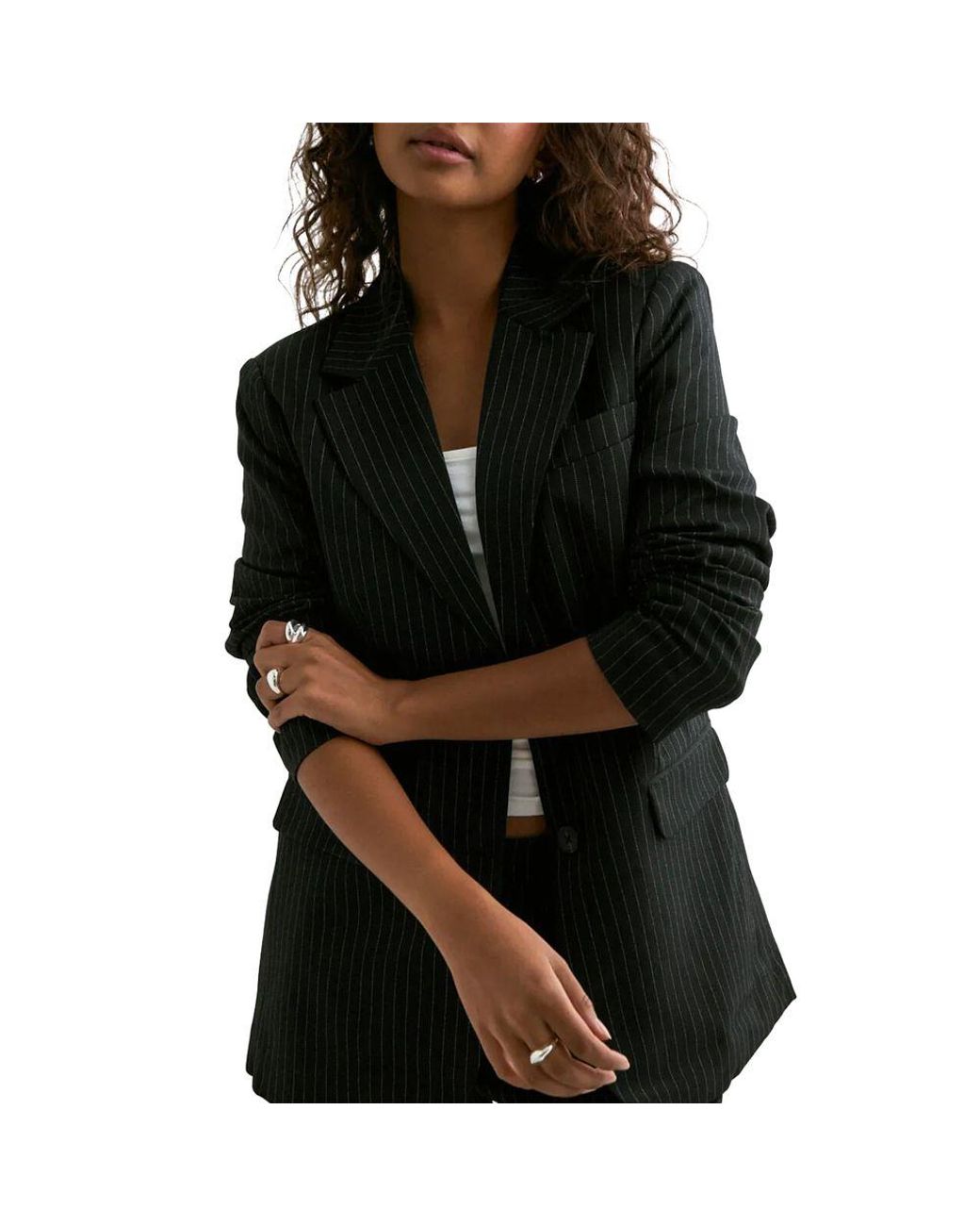 ONLY Black Recycled Polyester Blazer