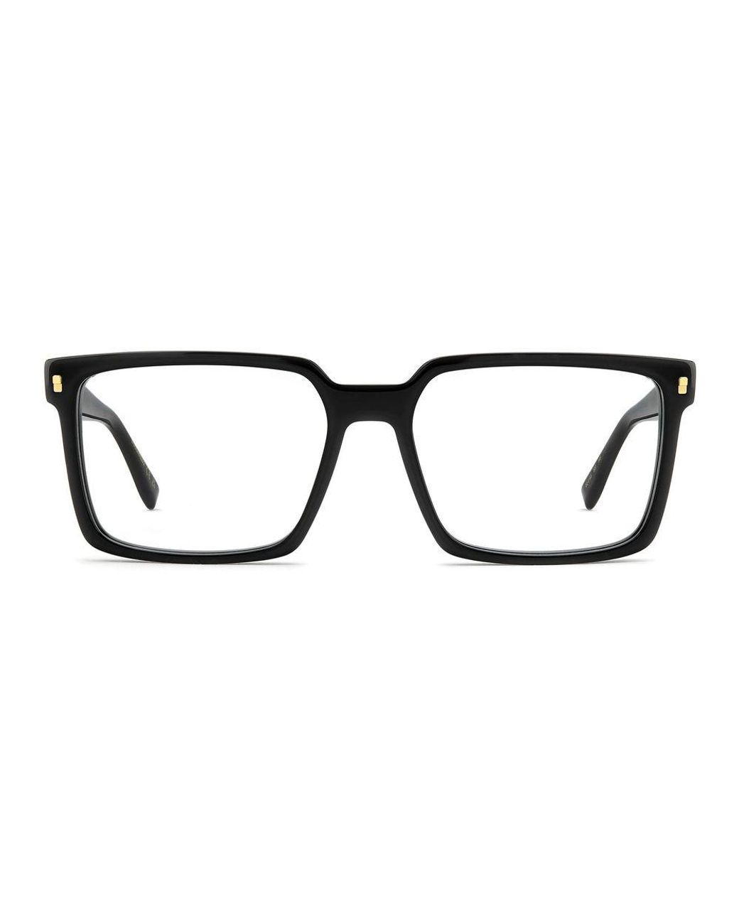 DSquared² Black Acetate Glasses (frames) for men
