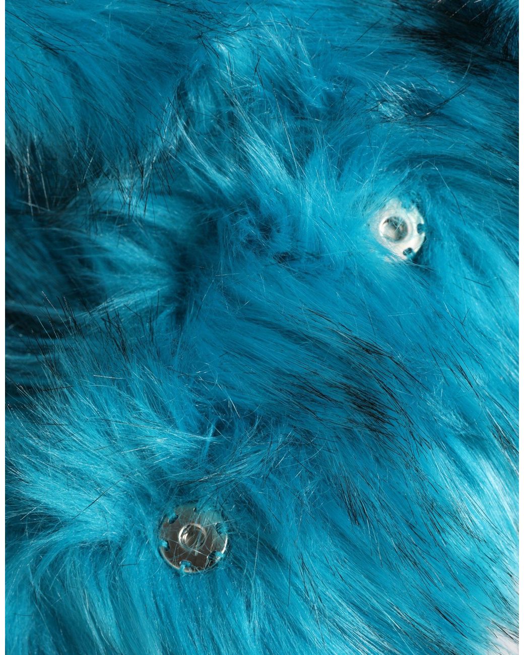 Dolce & Gabbana Blue Modacrylic Fur Bucket Capello Hat Polyester
