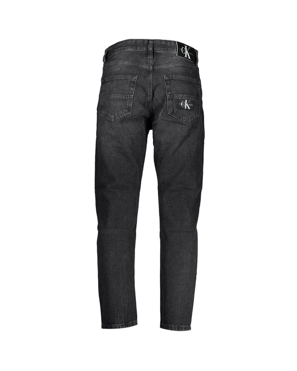 Calvin Klein Gray Cotton Jeans