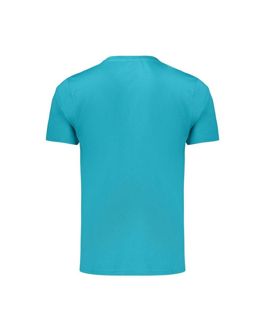 COVERI MOVING Blue Azzurro Cotton Men's T for men