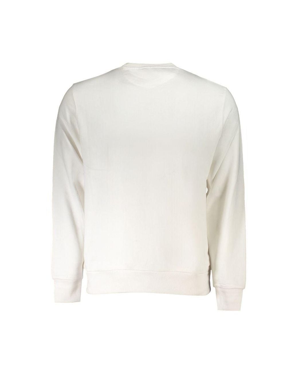North Sails White Bianco Cotton Men Sweatshirt for men