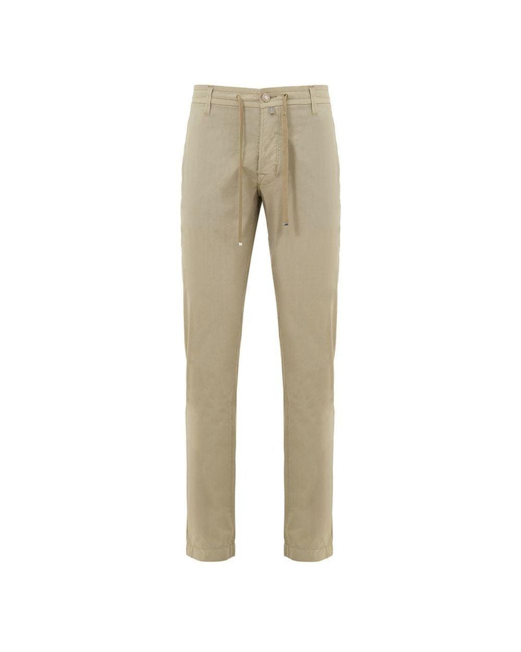 Jacob Cohen Natural Drawstring Casual Pants for men