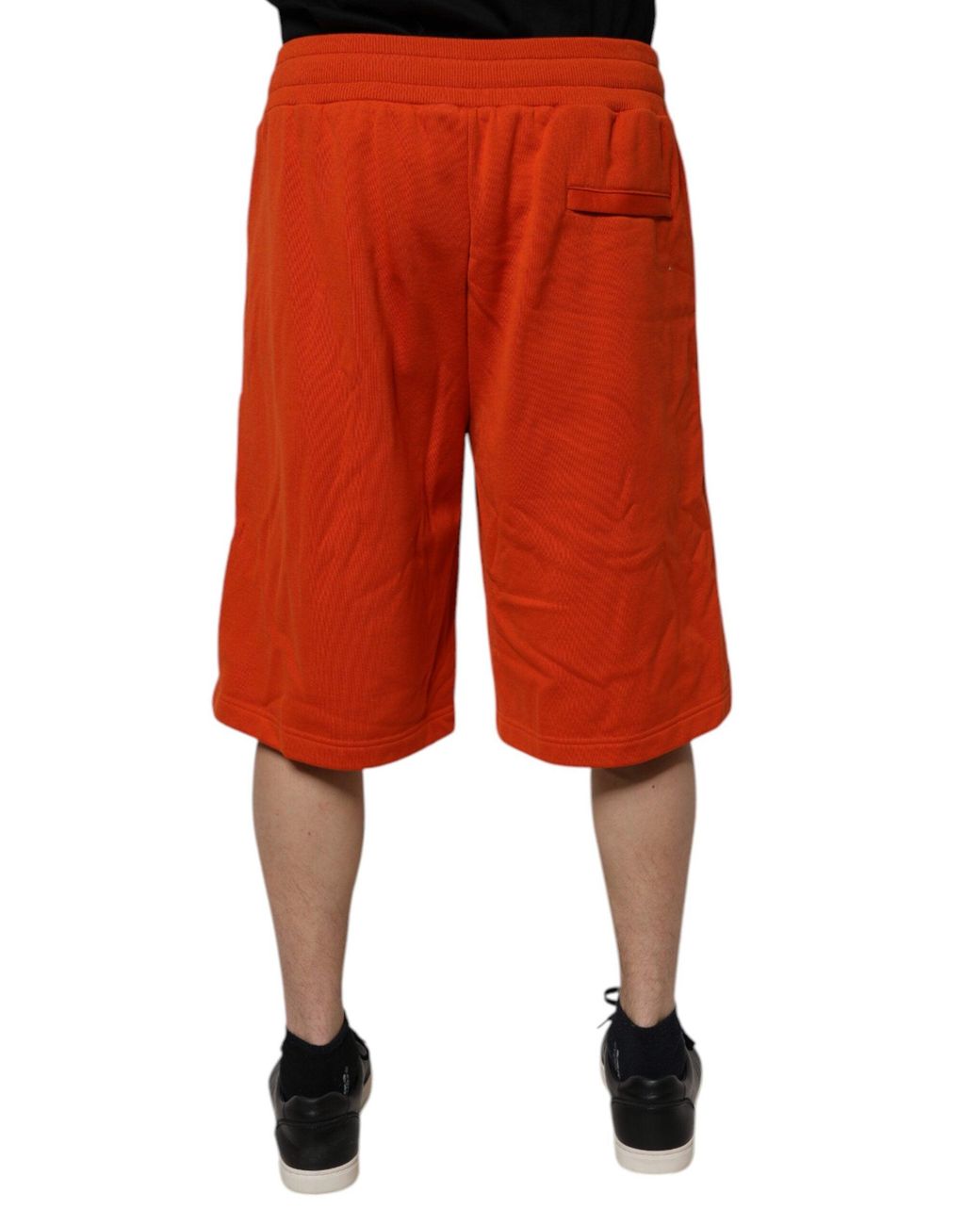 Dolce & Gabbana Orange Sweatshorts Relaxed Fit for men