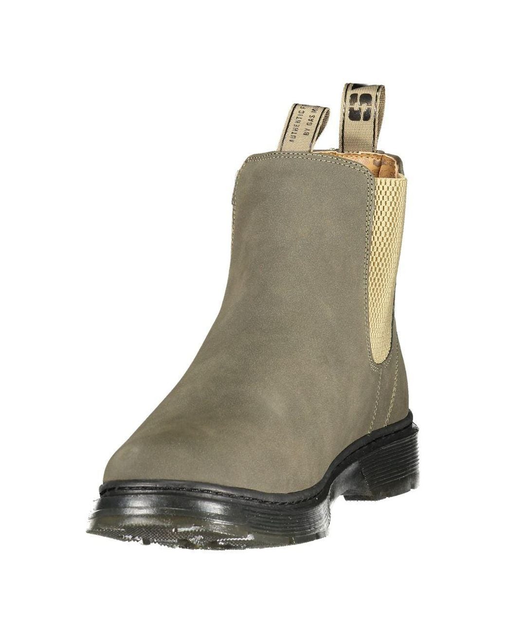 Gas Green Brown Polyurethane Men's Boot for men