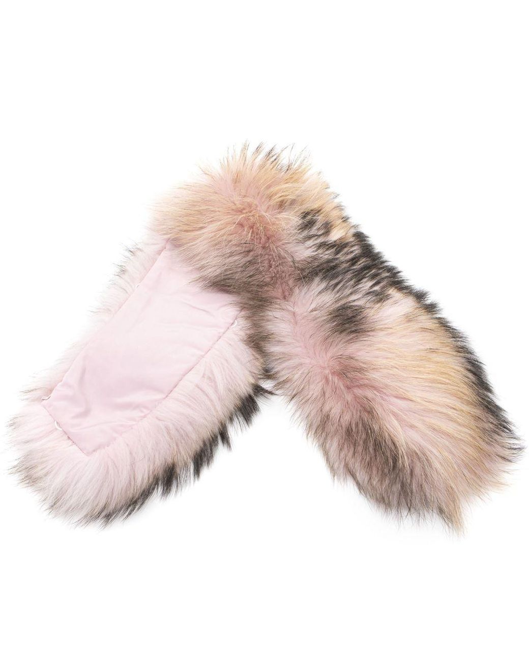 MR & MRS Pink Multicolor Polyester Scarf