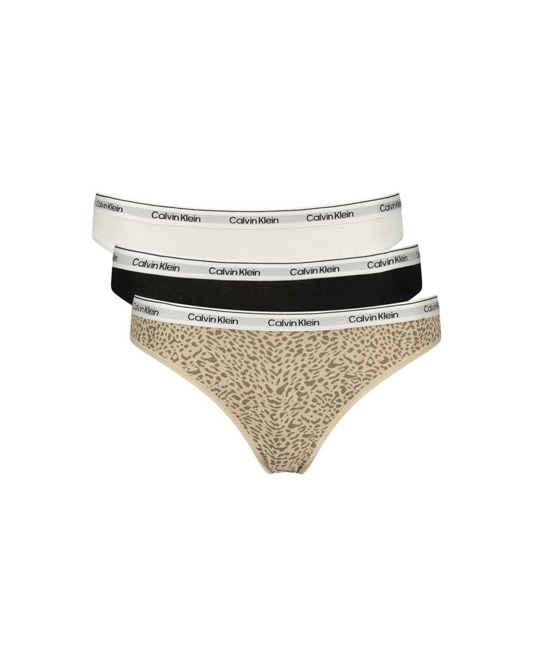 Calvin Klein White Cotton Bikini Clothing