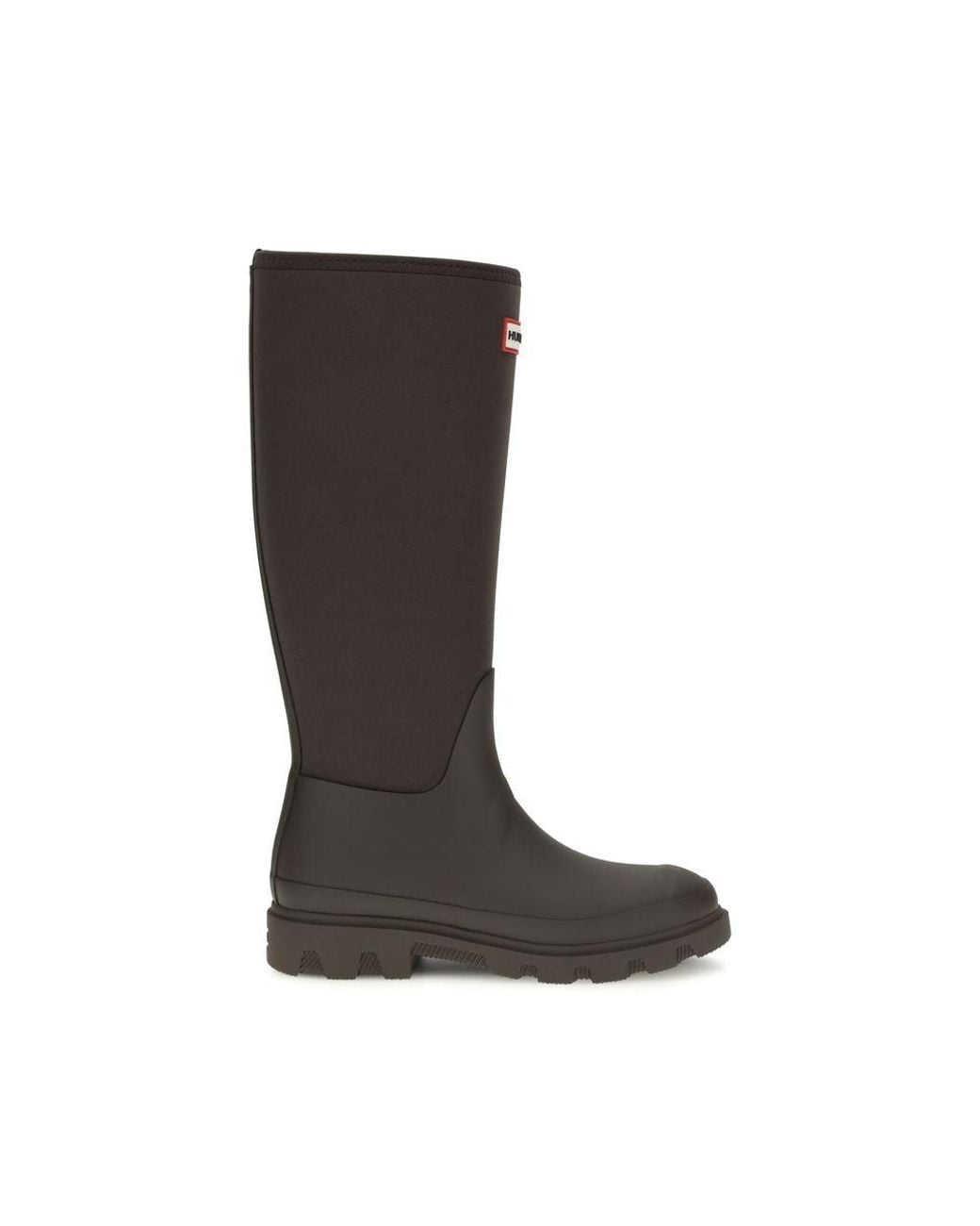 Hunter Brown Rubber Rain Boots