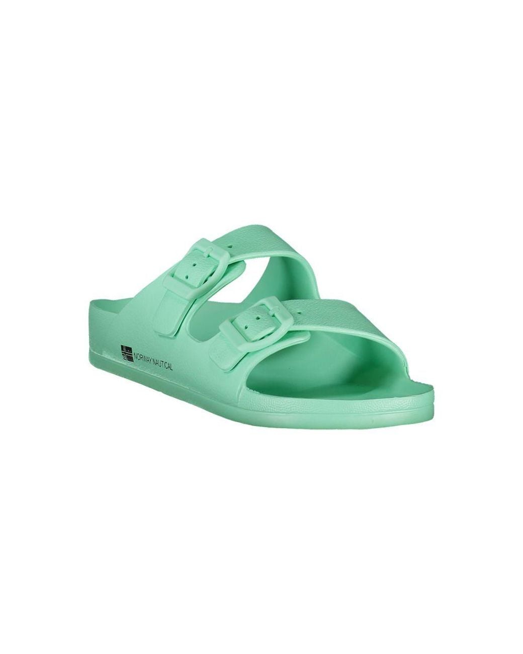 Norway 1963 Green Verde Plastica Slipper