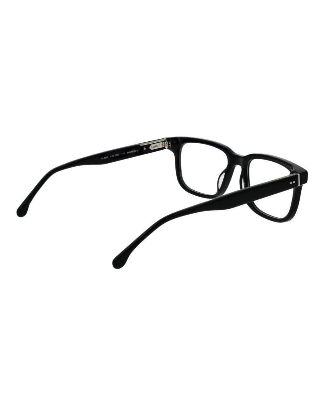 Lozza Black Cellulose Acetate Glasses (frames) for men