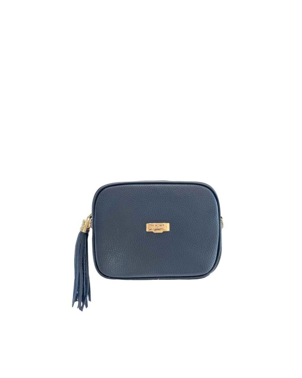Baldinini Blue Leather Crossbody Bag