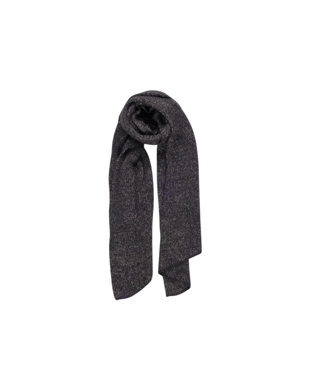 Pieces Black Recycled Polyester Scarf