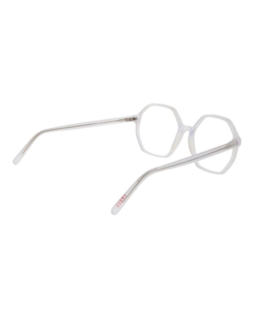 Andy Wolf Metallic White Acetate Glasses (frames)