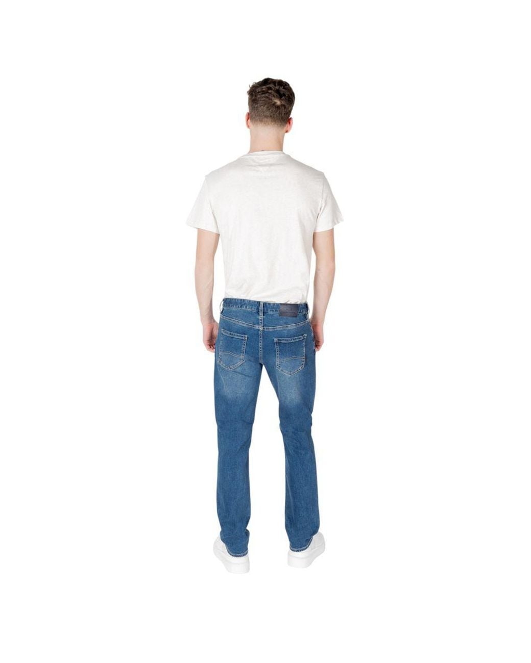 ARMANI EXCHANGE Blue Cotton Skinny Jeans for men