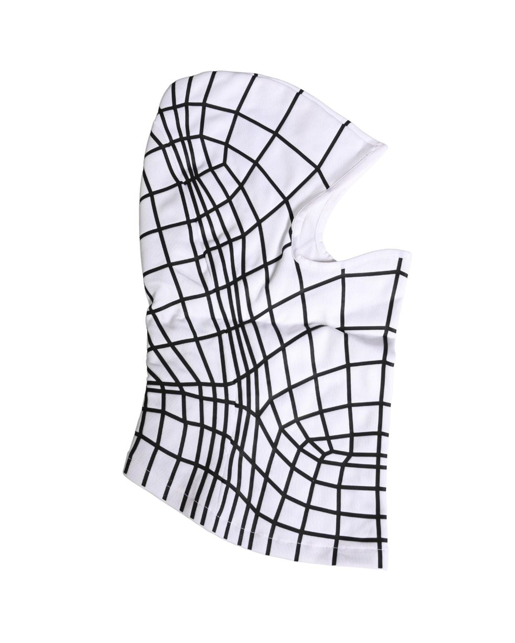 Dolce & Gabbana White Stripes Nylon Ski Mask Balaclava Hat for men