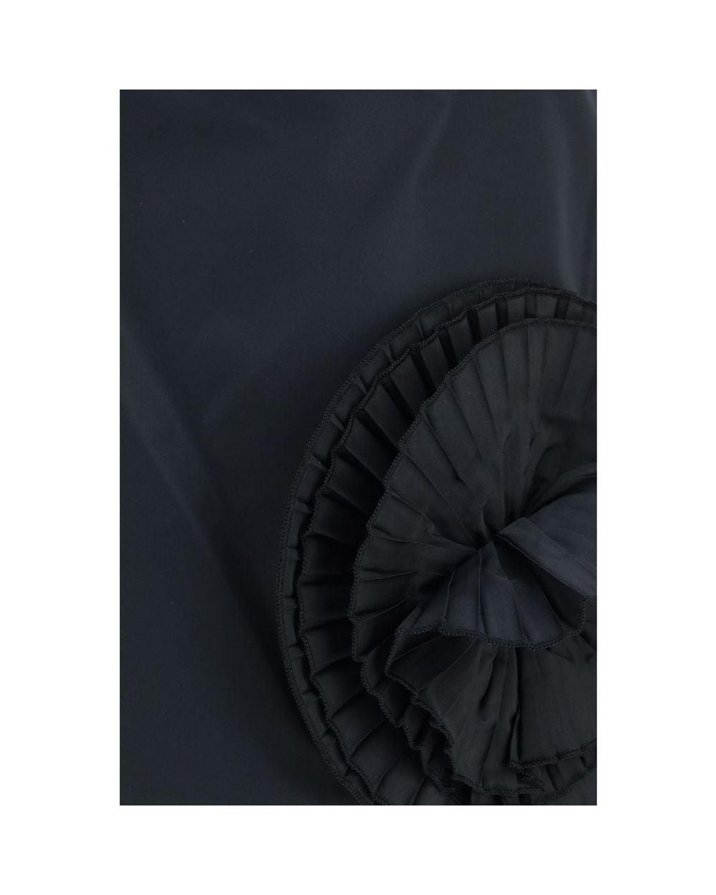 Blumarine Blue Black Polyester Mini Skirt