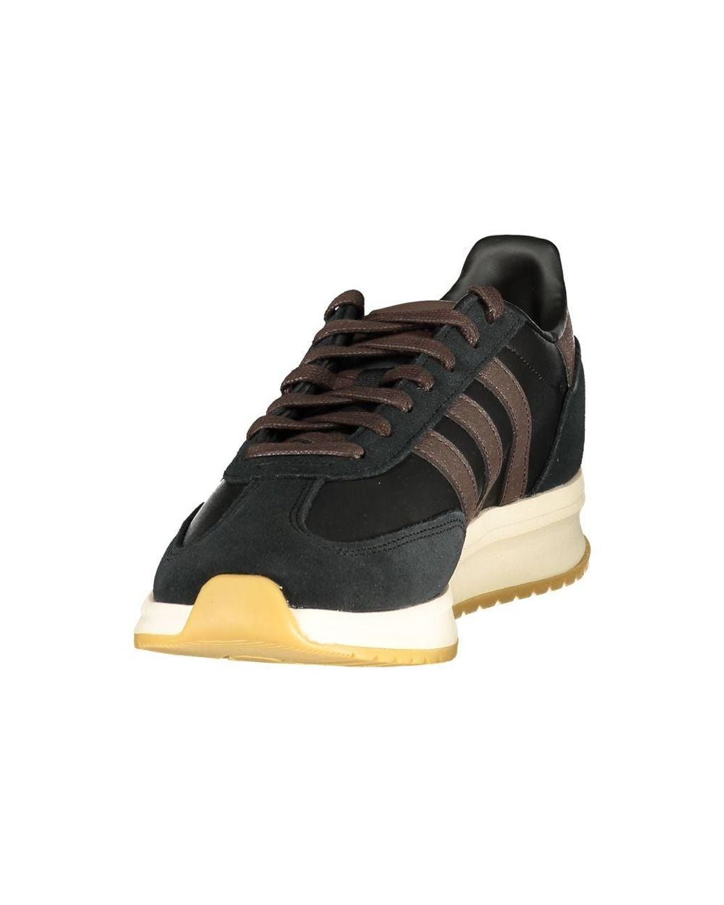 Adidas Black Polyurethane Sneaker for men