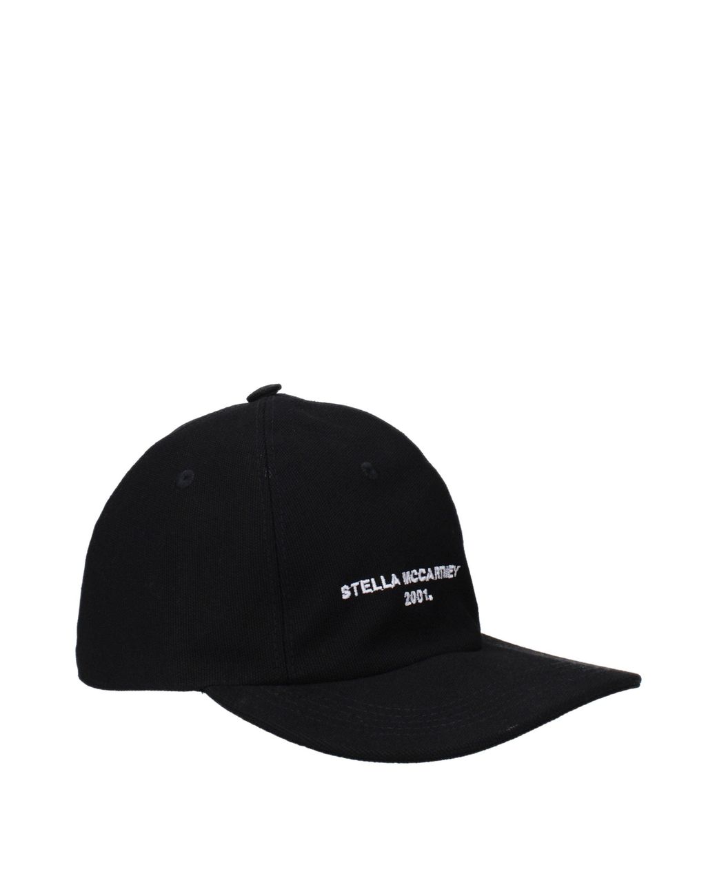 Stella McCartney Black Cotton Cap (Baseball Hat)