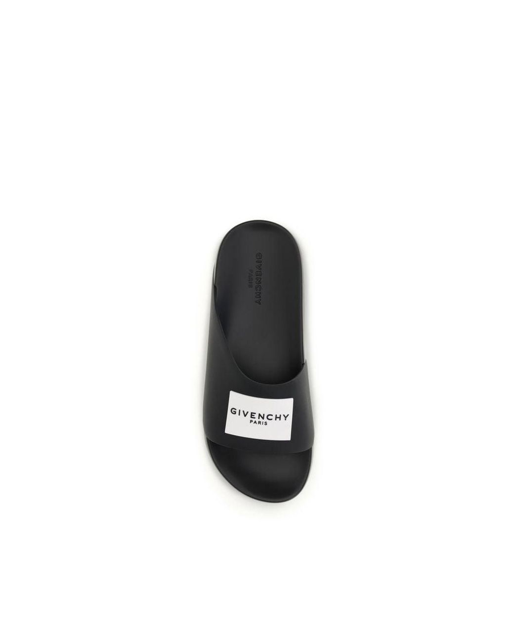 Givenchy Black Rubber Slippers for men
