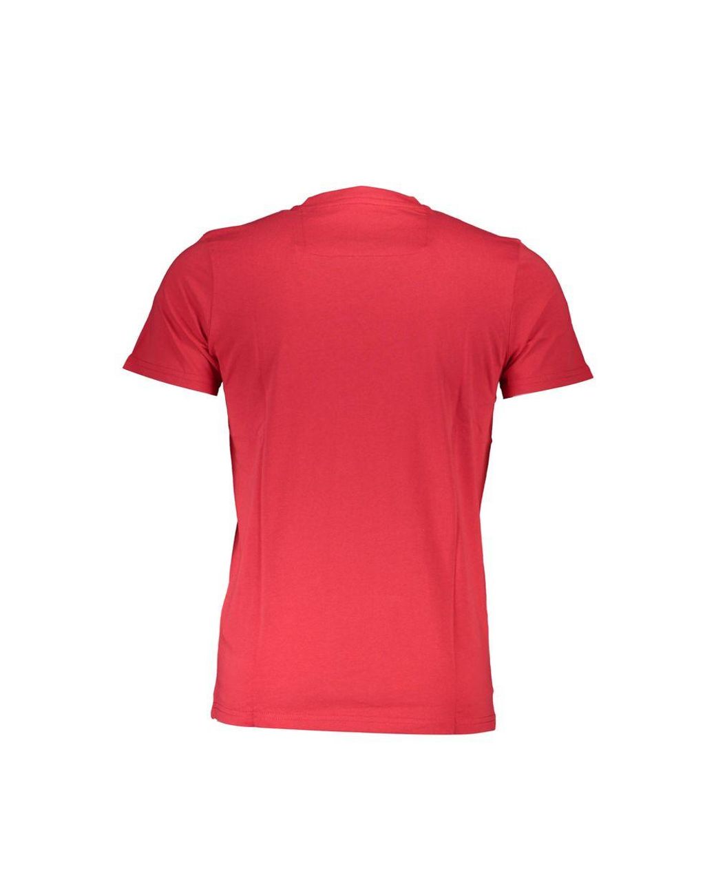 Roberto Cavalli Red Cotton T-Shirt for men