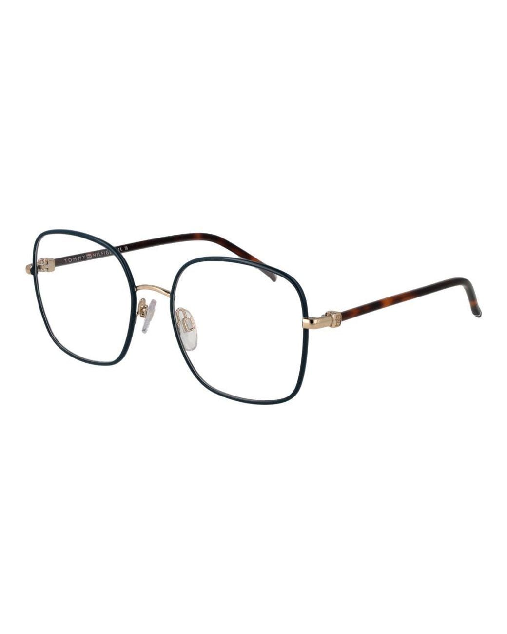 Tommy Hilfiger Brown Blue Metal Glasses (frames)